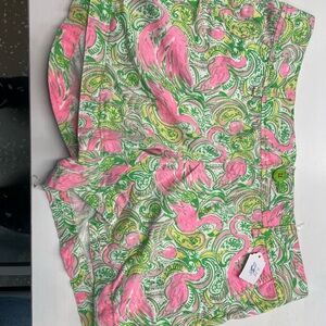 Lilly Pulitzer Resortwear Flamingo and Paisley Shorte